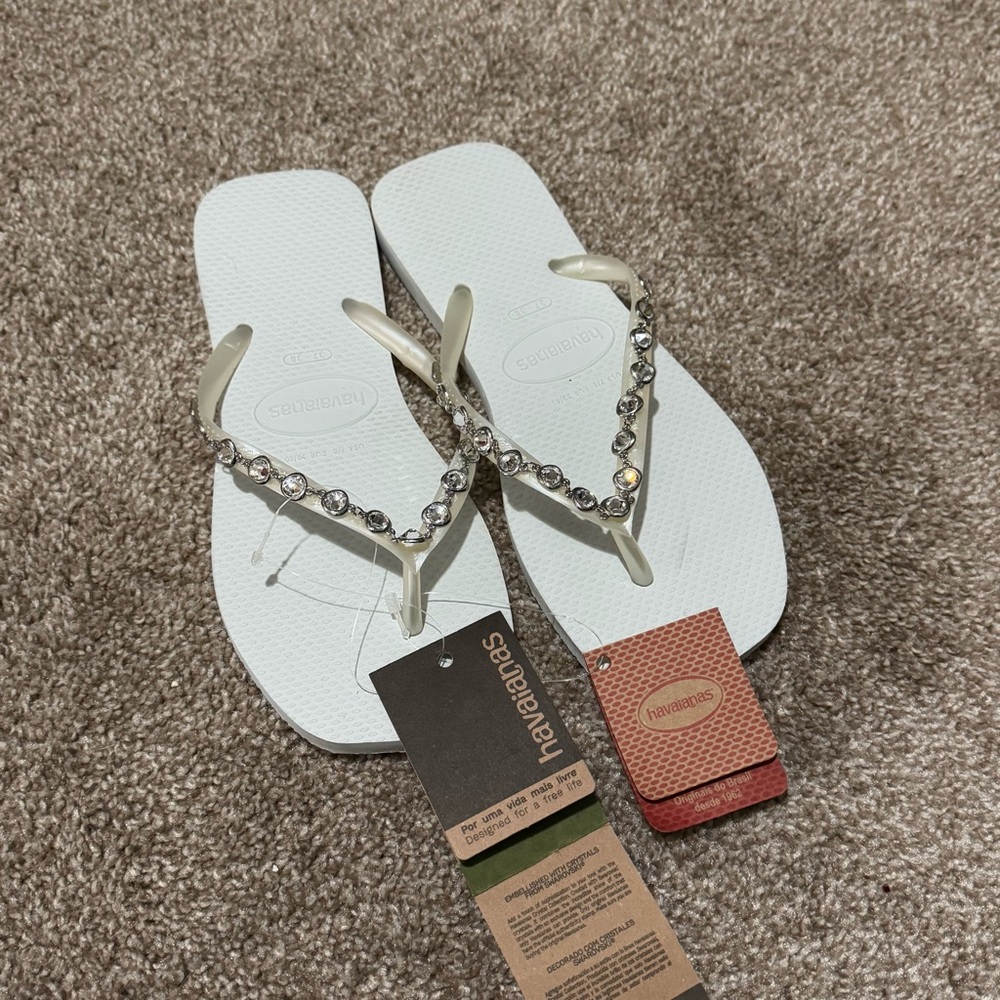 Havaianas Women's Slim Square Luxury Flip Flops